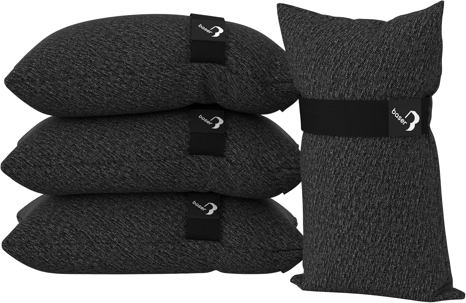 Baser - Outdoor Fillable Straight Weight Bags, 4 x 9 LBS fillable for Patio Umbrellas, Cantilevers and Garden Accessories