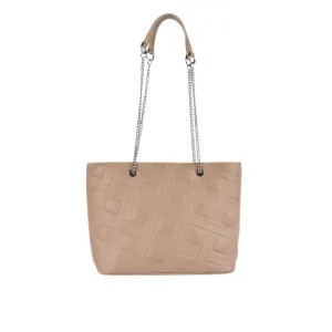 Basic Leather Shoulder Bag