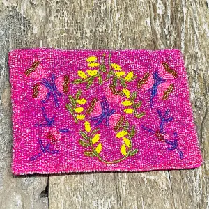 BEADED PURSE 18X13CM