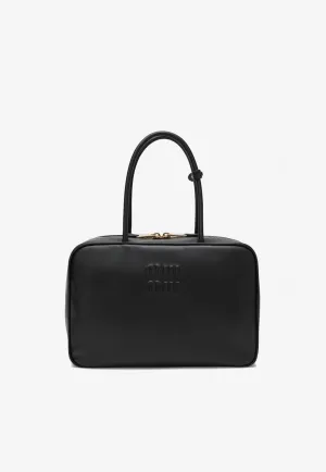 Beau Leather Top Handle Bag