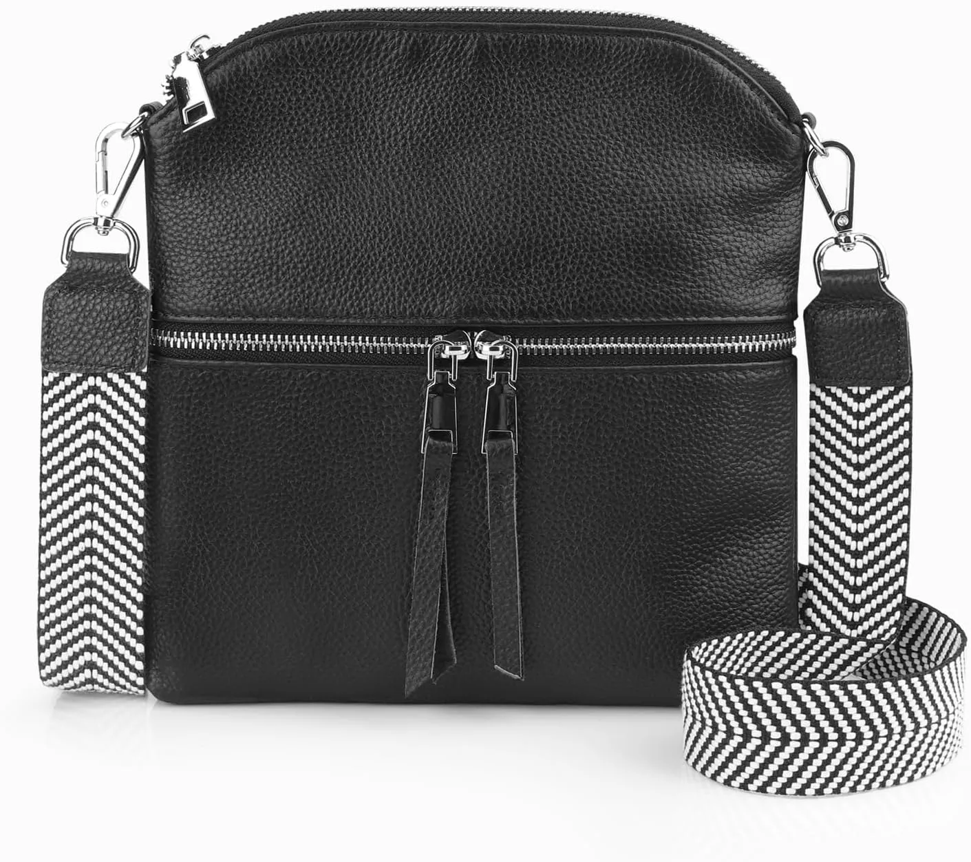befen Genuine Leather Small Crossbody Purses for Women Travel Cross Body Bags Lightweight with Adjustable Shoulder Strap