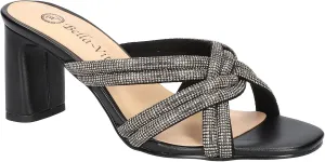 Bella Vita Womens Carmen Faux Suede Embellished Heels