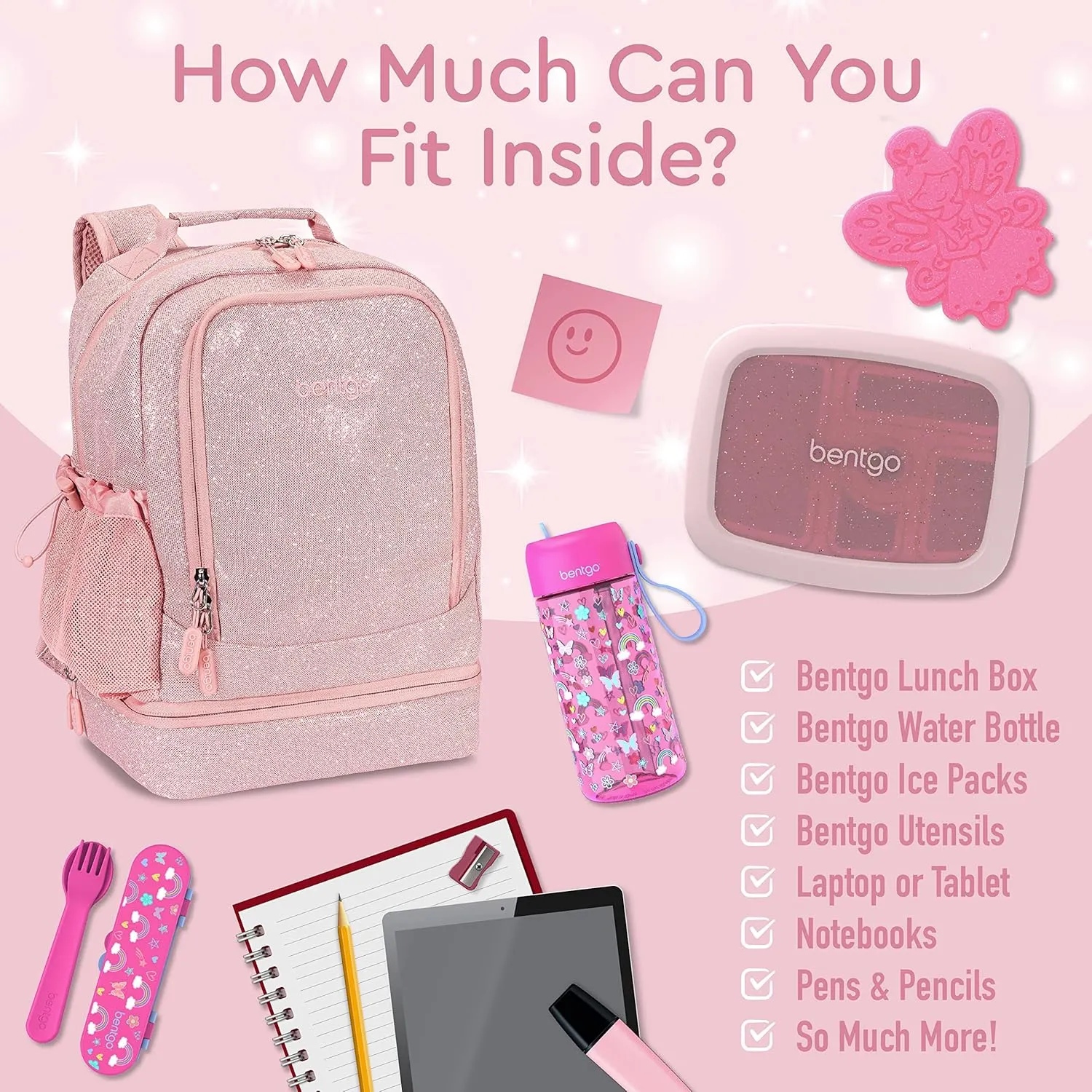 Bentgo Kids Prints 2-in-1 Backpack & Insulated Lunch Bag