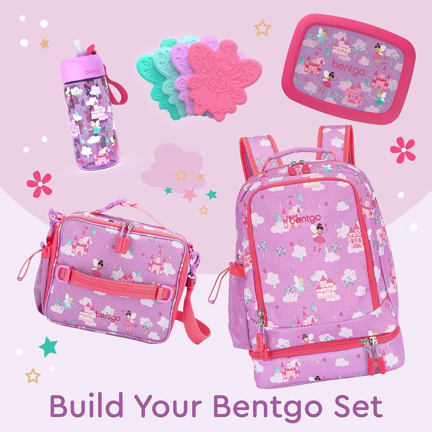 Bentgo Kids Prints 2-in-1 Backpack & Insulated Lunch Bag