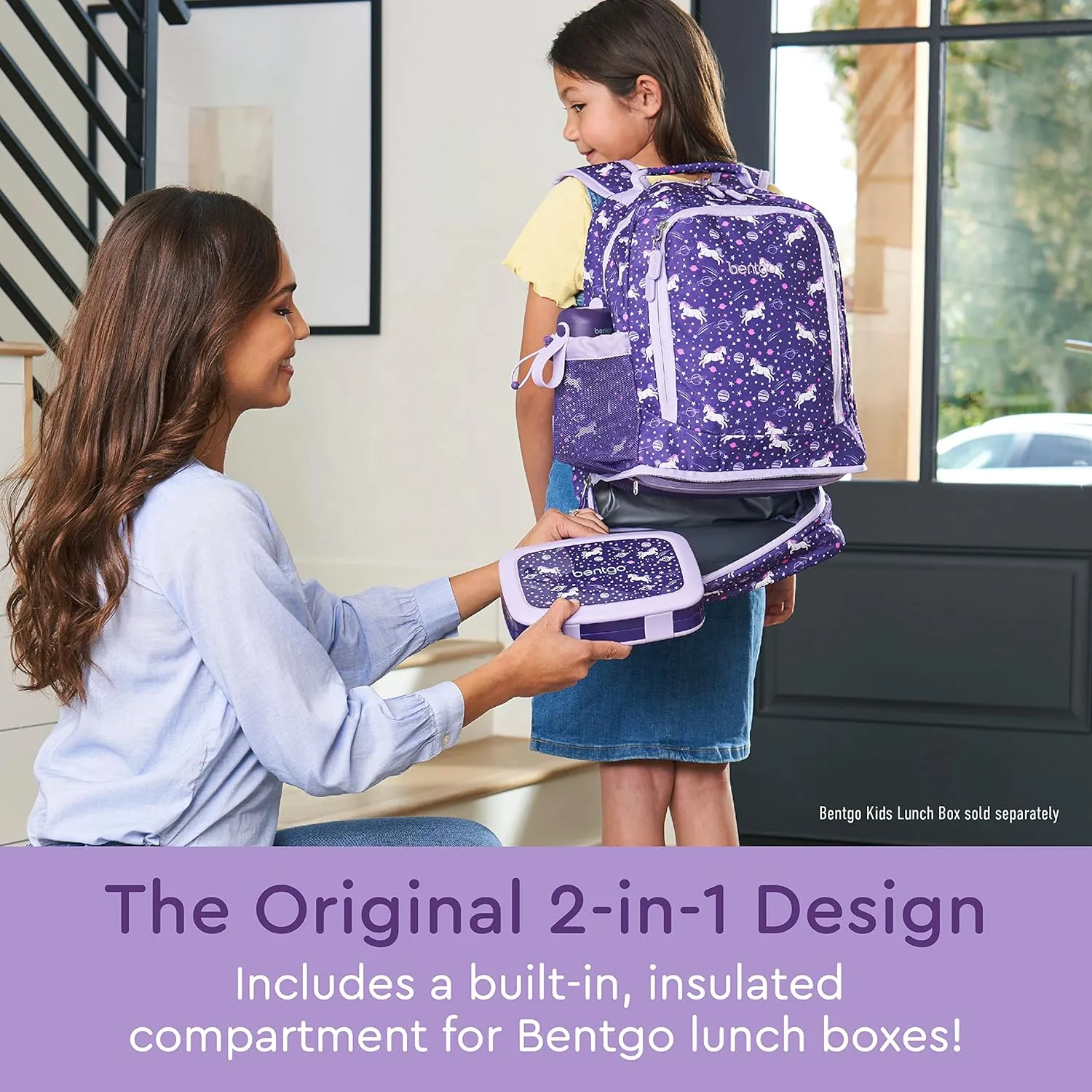 Bentgo Kids Prints 2-in-1 Backpack & Insulated Lunch Bag