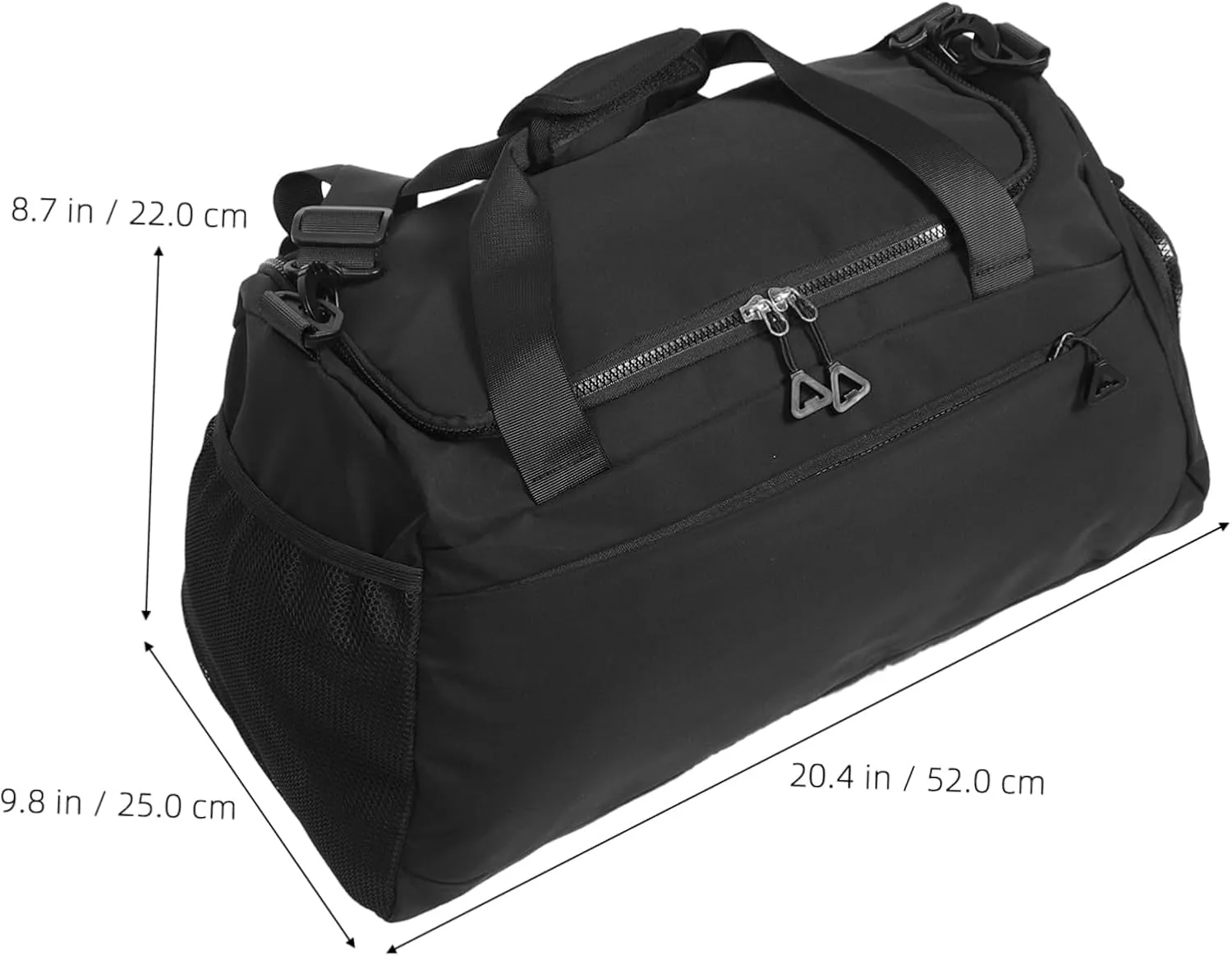 Black Oxford Cloth Gym Bags Men Travel Bag Travel Duffel Bag Duffel Bag