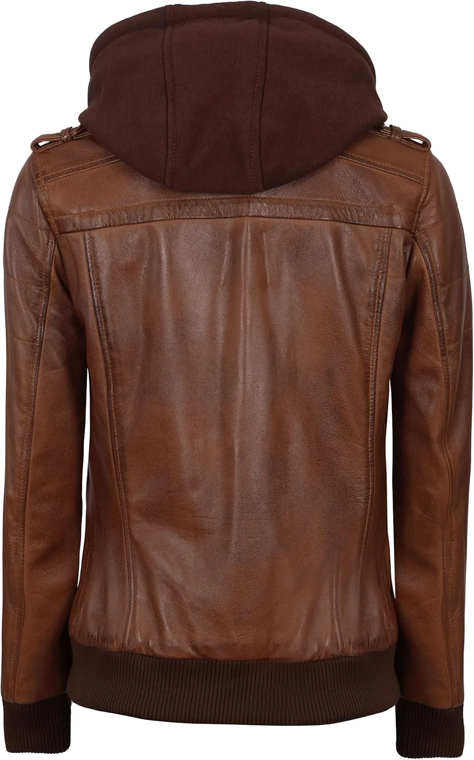 Blingsoul Leather Jacket Women - Real Lambskin Womens Leather Jackets With hood