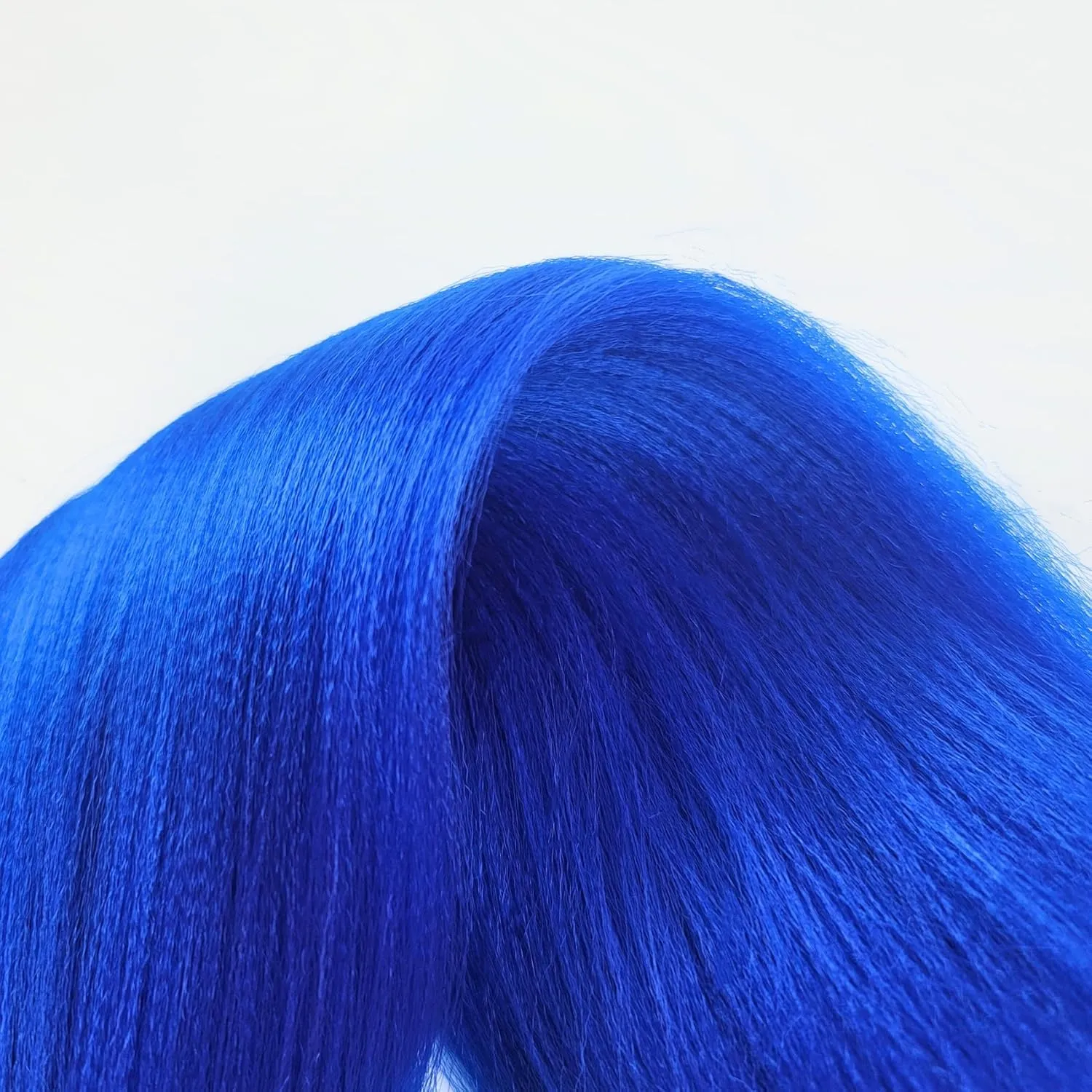 Blue Braiding Hair Pre stretched Boho Hair for Color Braiding Prestretched Box Braids Boho Curls Ez Braid Knotless Twist