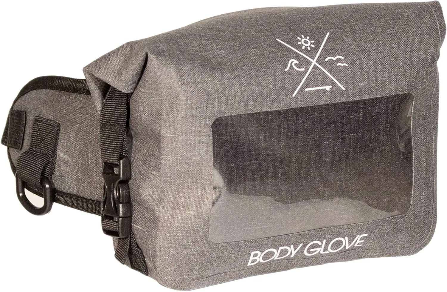 Body Glove Costa Waterproof Hip Fanny Pack for Sports, Hiking, Beach w/Clear Phone Pocket