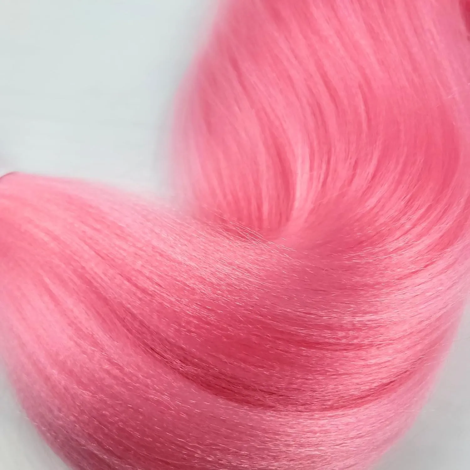 Braiding Hair Pre stretched Pink Boho Hair for Braiding Prestretched Hypoallergenic Ez Braid Pink Curly Deep Wave Crochet Braids Mermaid
