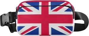 Britain United Kingdom Flag Women Fanny Packs Waterproof Hip Pouch Belt Bag Cute Travel Waist Pack for Men