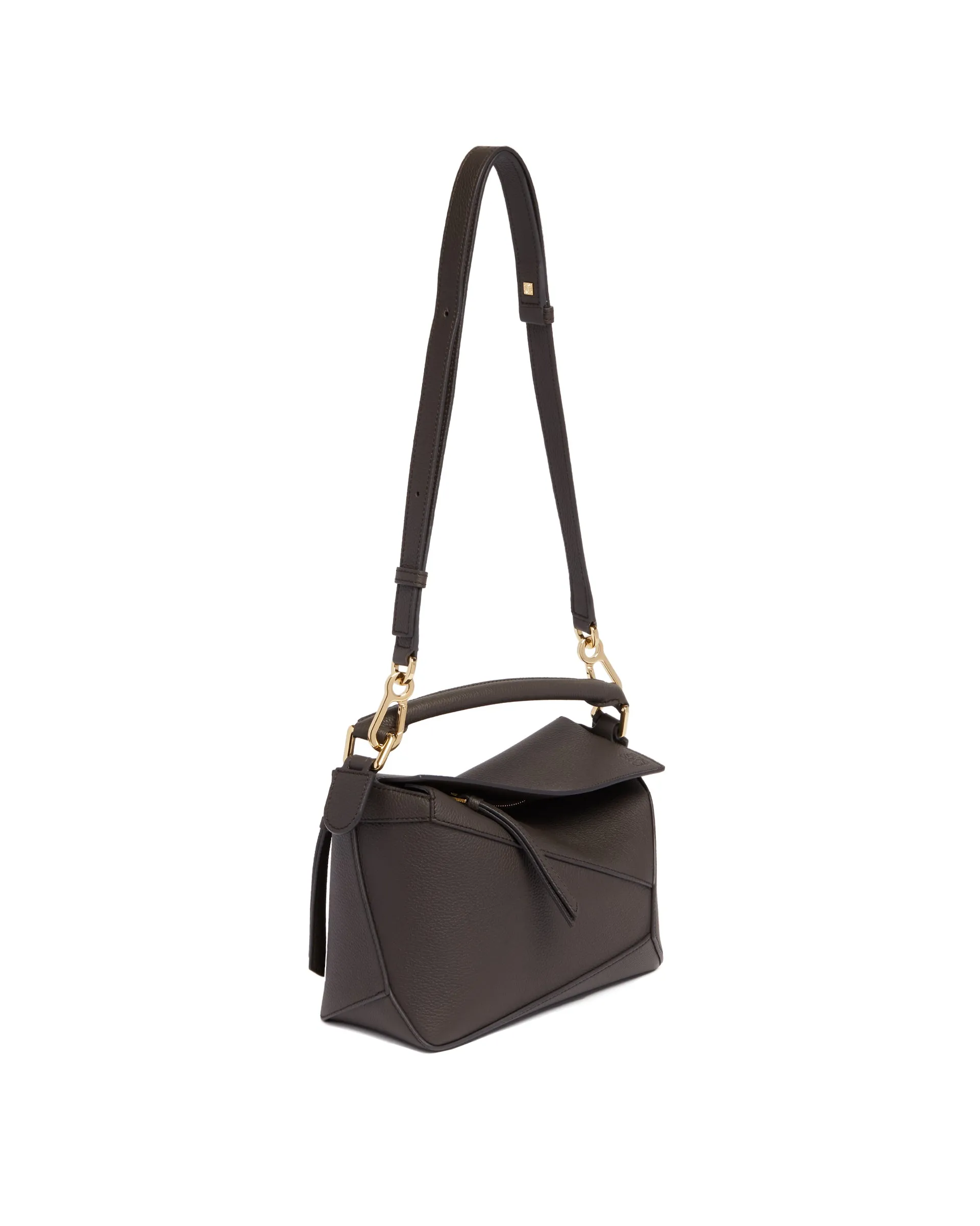 Brown Small Puzzle Bag