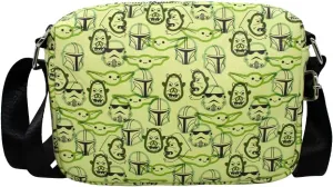 Buckle-Down Nickelodeon Bag, Cross Body, Rectangle, Spongebob and Friends Im Ready Flowers and Bubbles, Orange, Vegan Leather