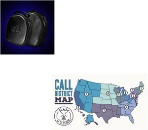 Bundle - 2 Items - Heil Sound Travel Bag for Pro-Set headsets and Ham Guides TM Pocket Reference Card