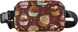Cakes with Creams Fanny Pack Crossbody Bag for Men Women Belt Bag Bum Bag with Adjustable Strap, Fashion Waist Packs for Travel Running Workout