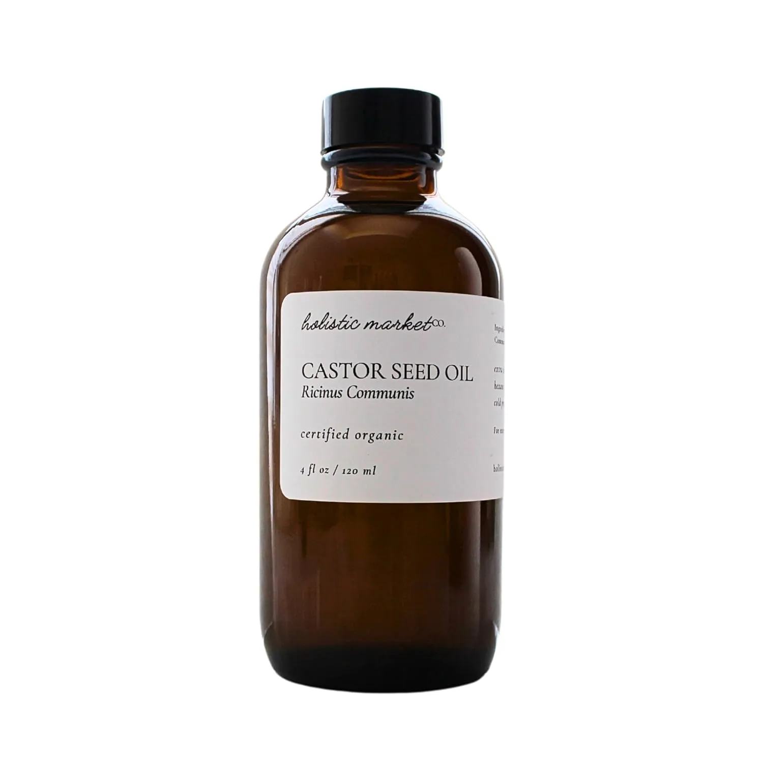 Castor Oil Certified Organic 100% Pure Cold Pressed Hexane Free Extra Virgin Premium Quality For Use In Castor Oil Packs