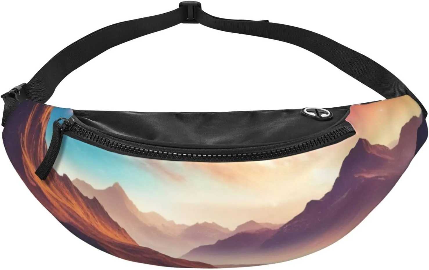 Casual Universe with Stars and Galaxy Interstellar Printed Fanny Pack,Crossbody Fanny packs for women Men Waist Bag for Running Travel
