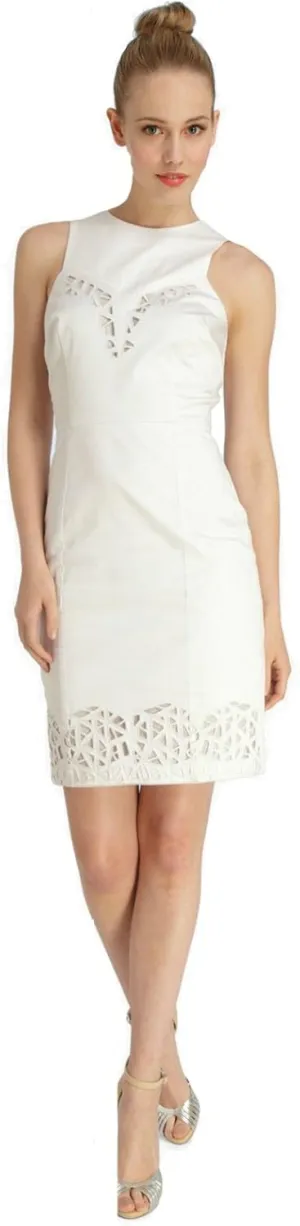 Catherine Malandrino Alexis Poplin Sheath Dress