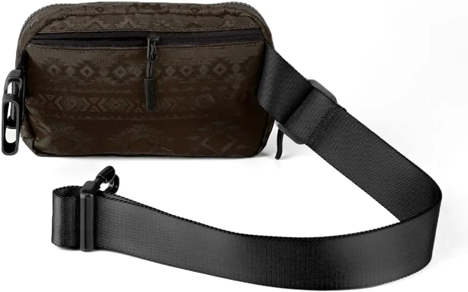 C.C Aztec Patten Belt Bag for Women Fanny Pack Crossbody Bags for Women Fashion Waist Packs with Adjustable Strap Gifts for Women (BGS-3257) (Aztec Pattern - brown)