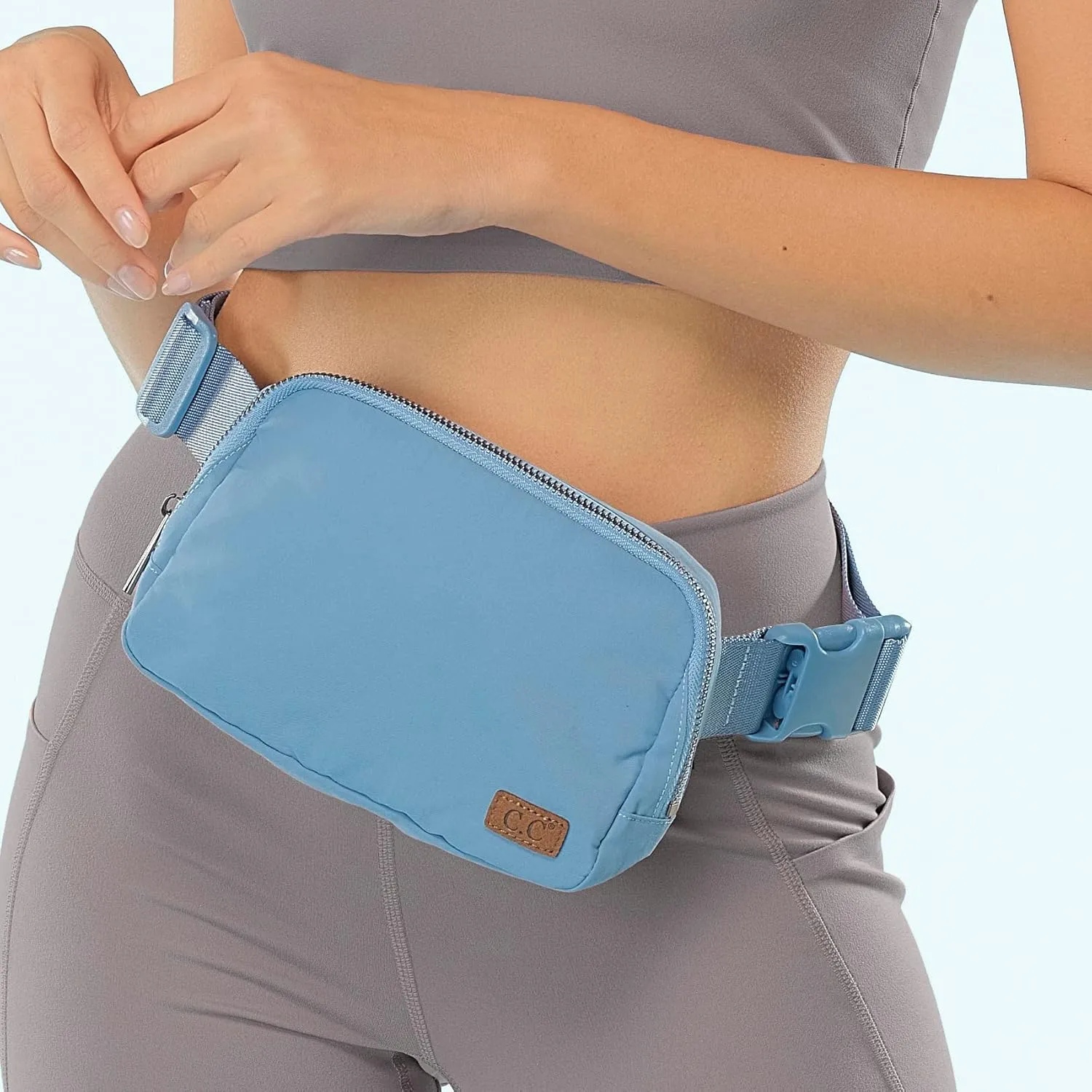 C.C Fanny Pack - Crossbody Bag for Women with Adjustable Strap - Neon Lime (BG-4253)