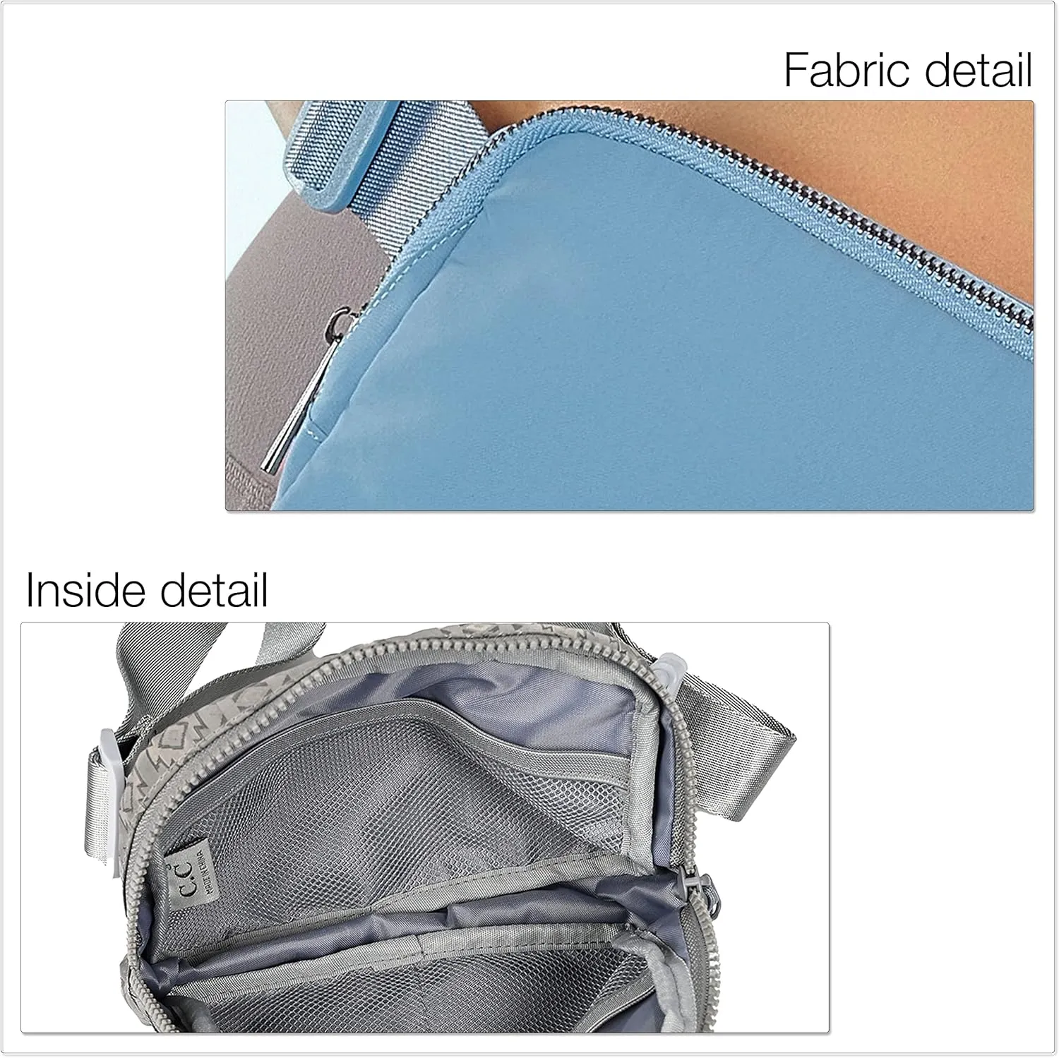 C.C Fanny Pack - Crossbody Bag for Women with Adjustable Strap - Neon Lime (BG-4253)