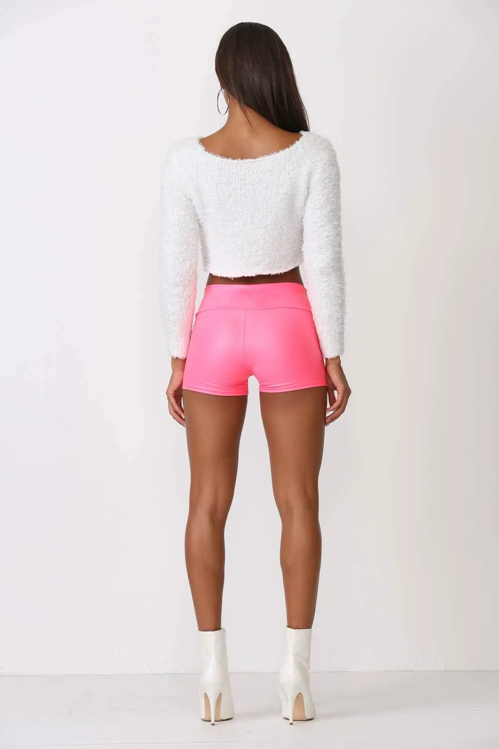 Cemi Ceri Women's J2 Love Faux Leather Shorts