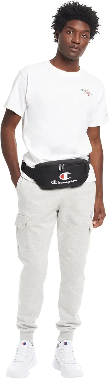 Champion Unisex Adult Prime Sling Fanny Waist Packs, Black/Scarlet, One Size US