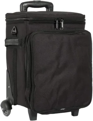 chill-n-go® Wow Traveler - Insulated Six Bottle Wine on Wheels (Black)