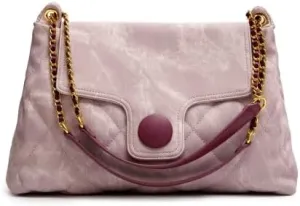 China Bag Cowboy Pink Tote Female 2024 New Japanese Niche Large Capacity Commuter Chain Shoulder Travel Light Luxury Design Sense