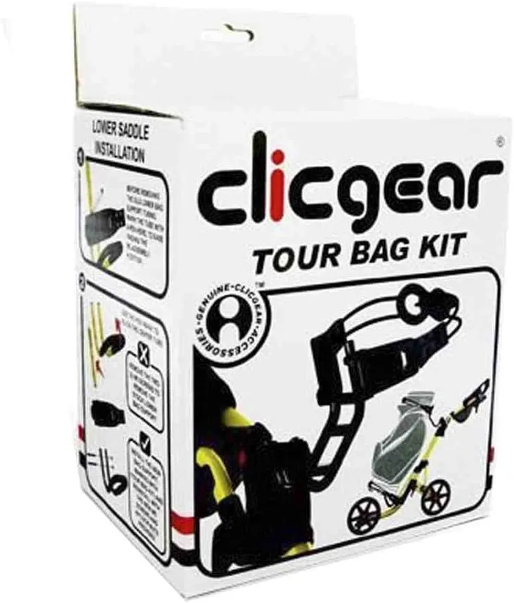 Clicgear 3.5  Tour Bag Bracket Kit, Black