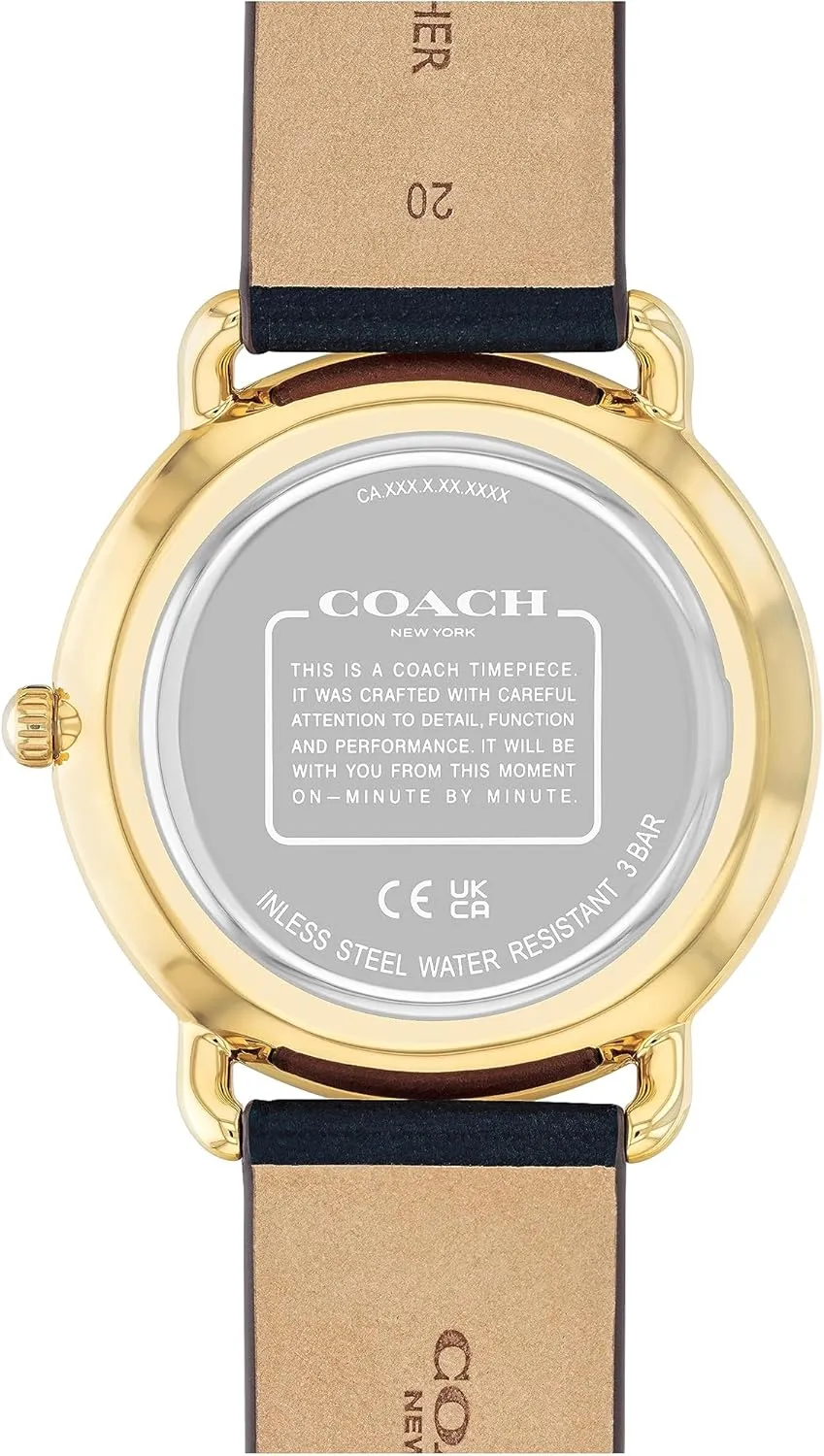 Coach Elliot Men's Watch | Sleek & Minimalist Design | Timeless Style for Any Occasion | Water-Resistant