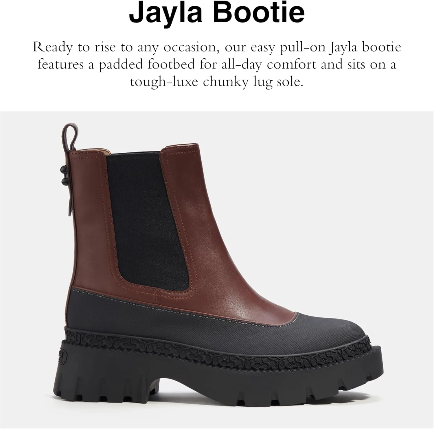 Coach Women's Jayla Leather Bootie