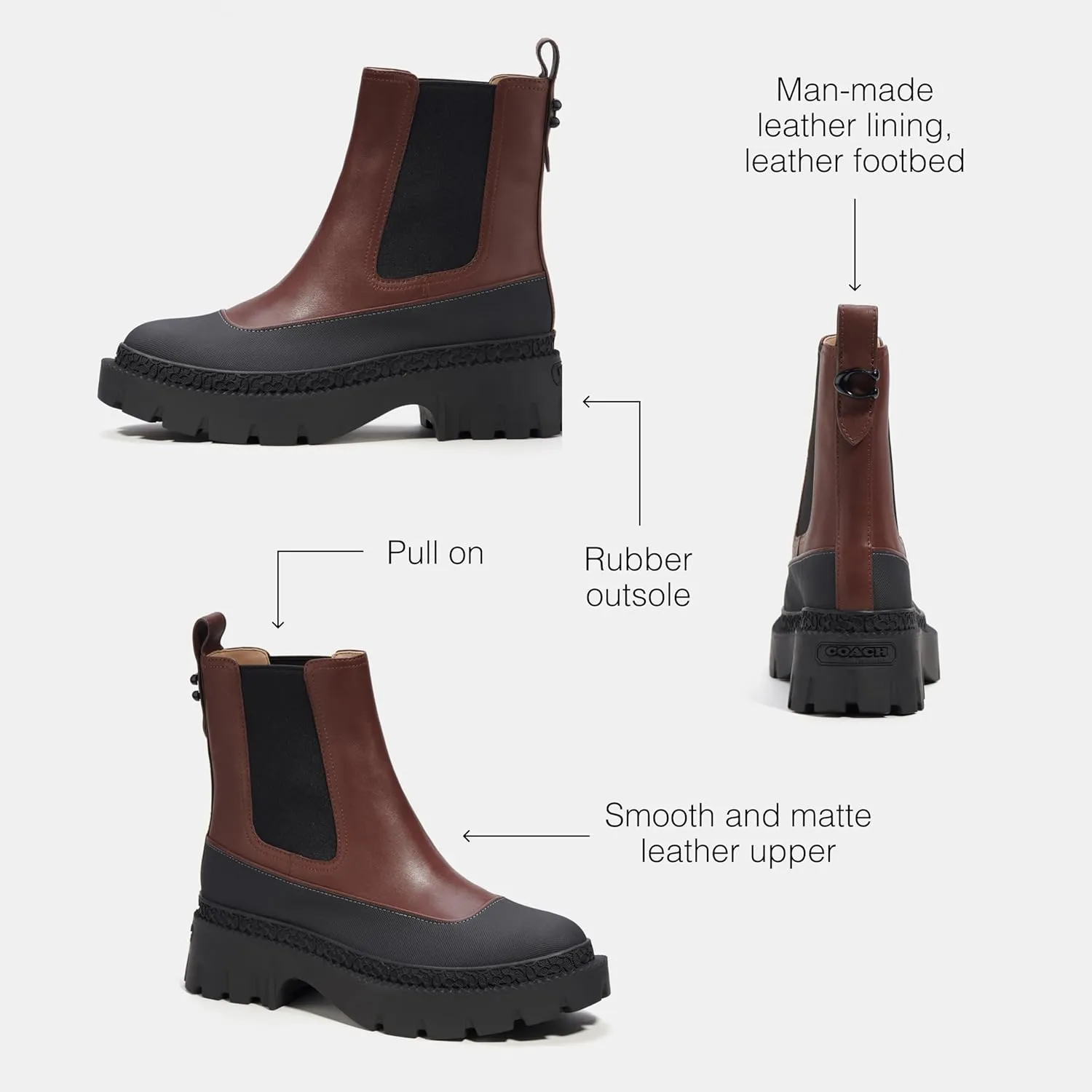 Coach Women's Jayla Leather Bootie