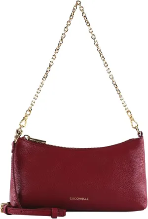 Coccinelle Red Leather Women Women's Handbag