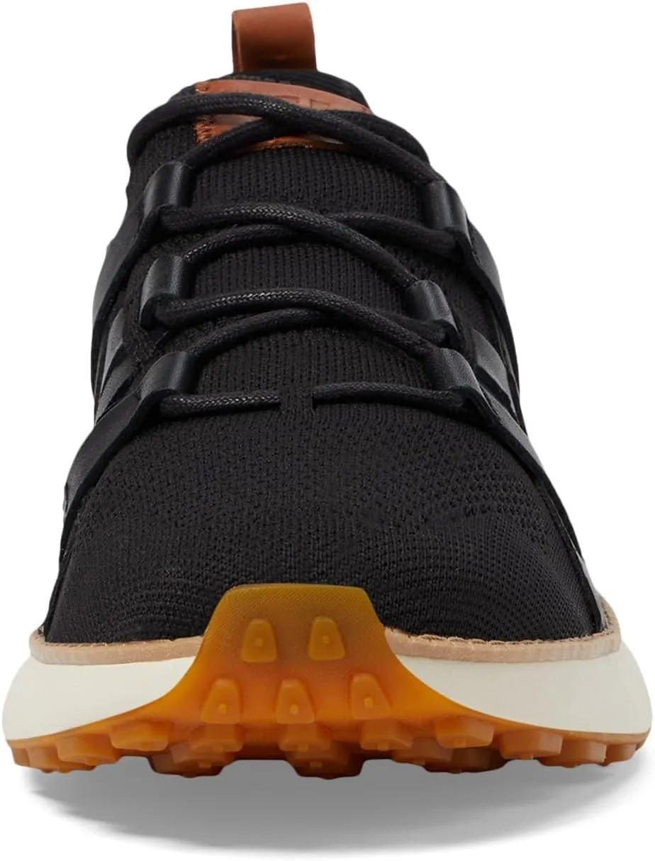 Cole Haan Men's Grand Motion Woven Stitch 2, Black/British Tan/Ivory, 12-W US