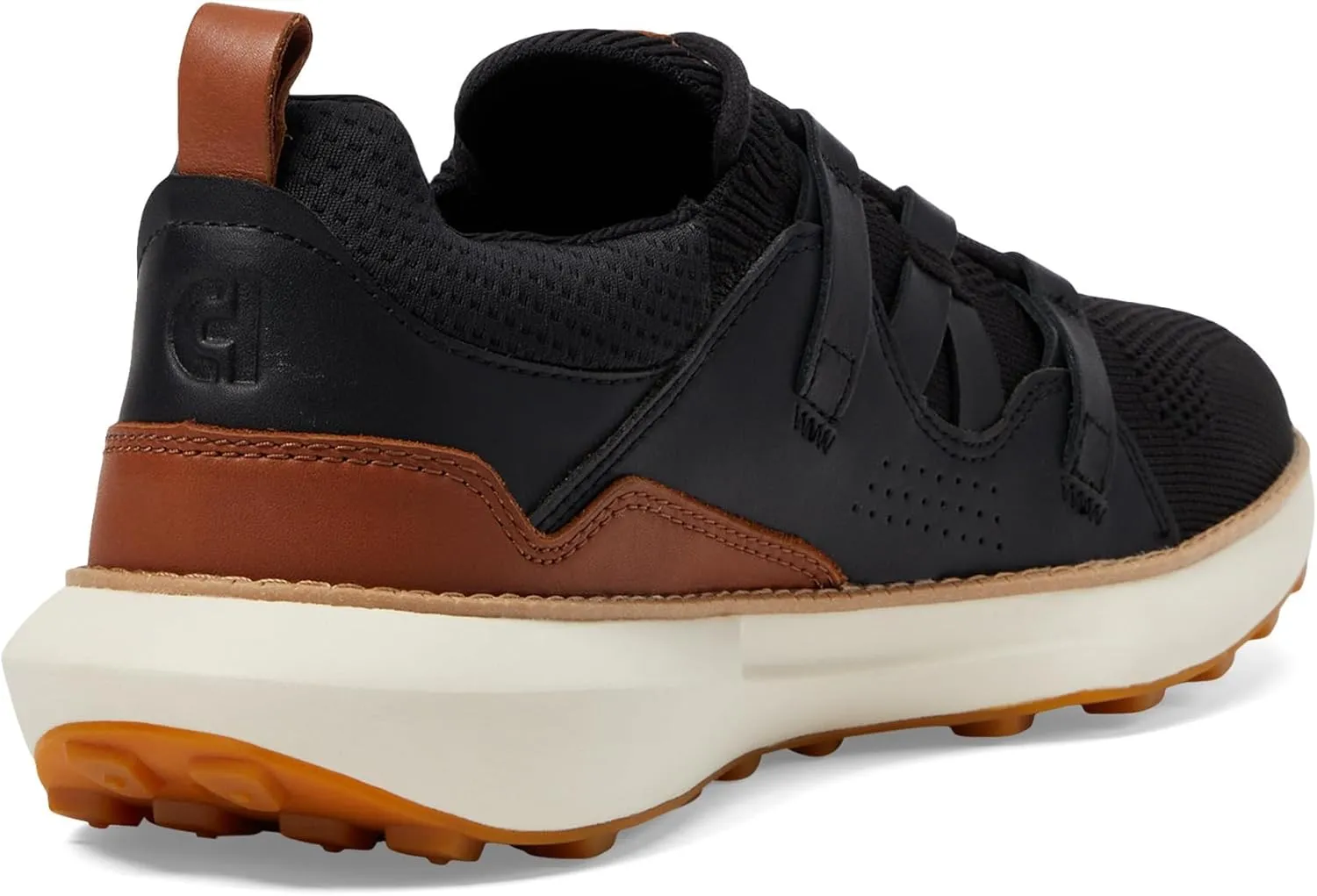 Cole Haan Men's Grand Motion Woven Stitch 2, Black/British Tan/Ivory, 12-W US