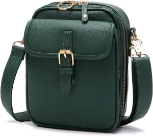Collaboraten1 Crossbody Bag, Urvashi Crossbody Leather Bag, Retro Casual Bags with Multiple Card Slots for Women