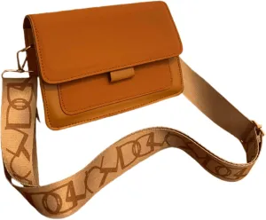 Color-Block Crossbody Bags for Women, PU Leather Cross Body Purses Cute Designer Handbags Shoulder Bag