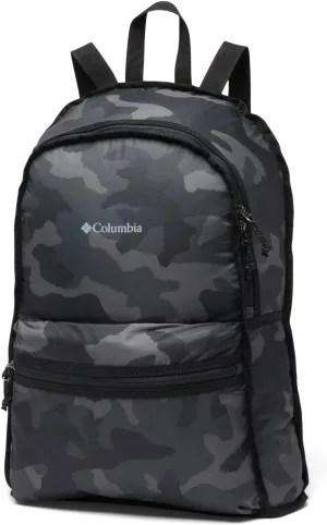 Columbia Unisex Lightweight Packable II 21L Backpack, Black Trad Camo, One Size