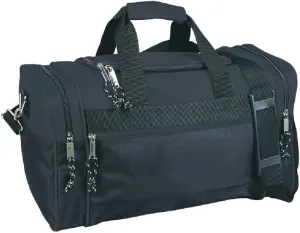 Compact Sport Gym Duffle Bags (Black/Black)