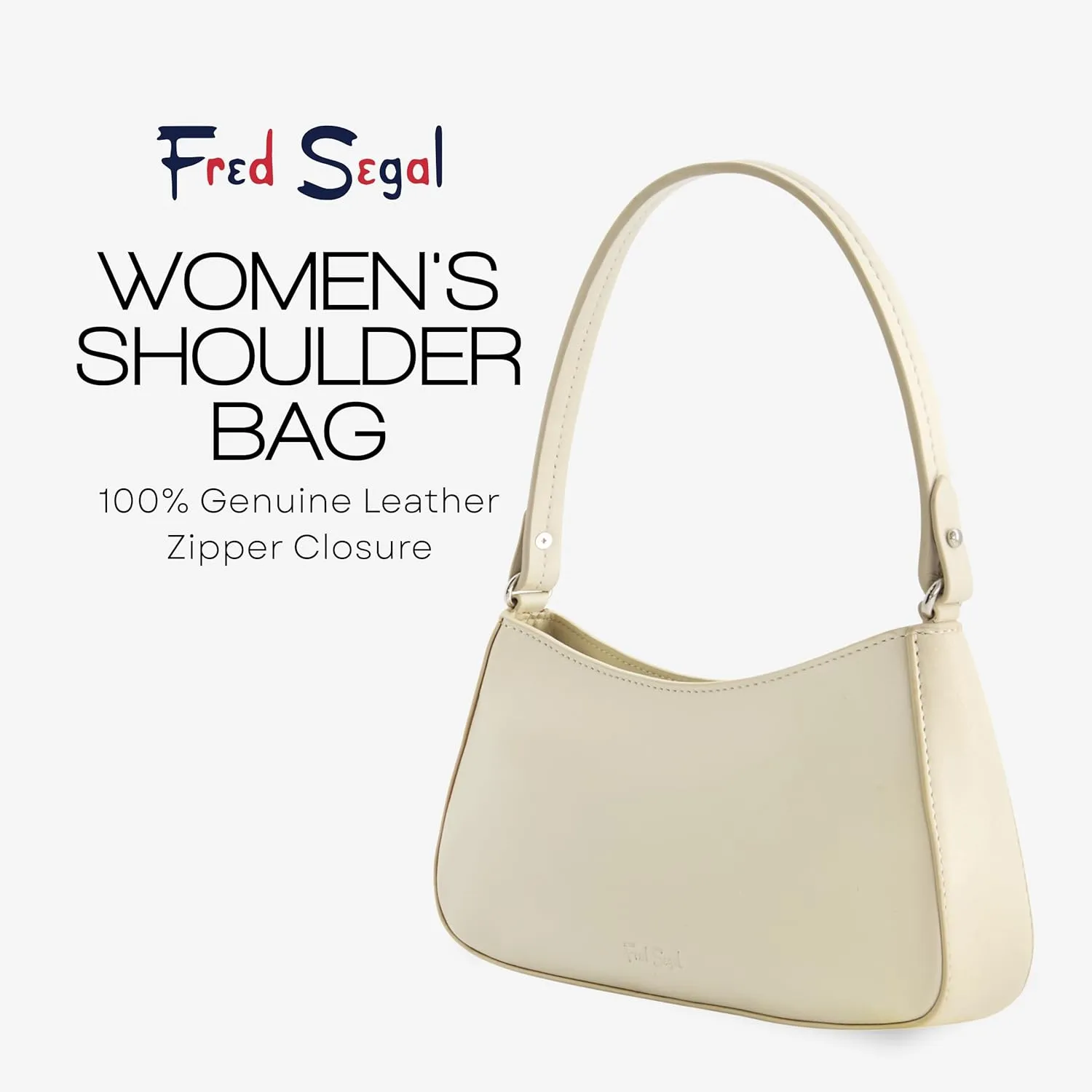 Concept One Fred Segal Women's Shoulder Bag, Leather Travel Side Purse Handbag