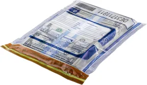 ControlTek TripLok 12" x 16", Clear, 100 Bags, Tamper-Evident Deposit Bags, Cash Handling & Valuables, Tear-off receipt   Large Video-visual Barcodes 585040