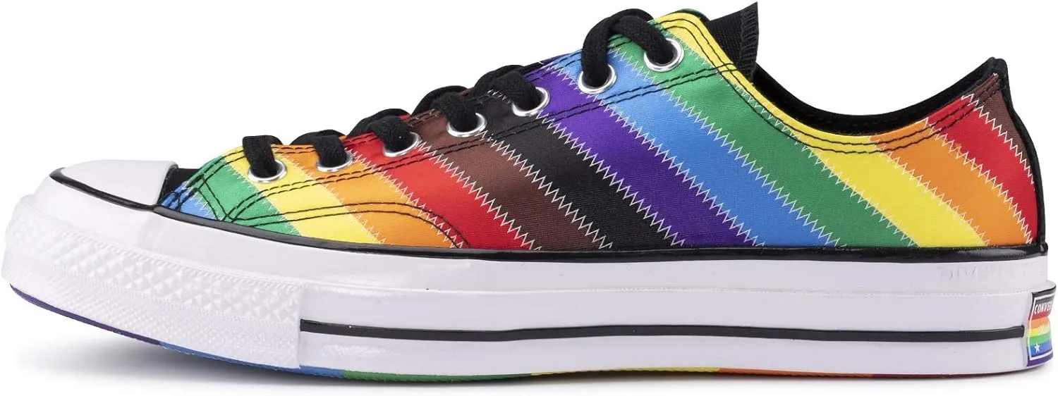 Converse Unisex Pride Chuck 70 Low Top White/Black/Dark Roast