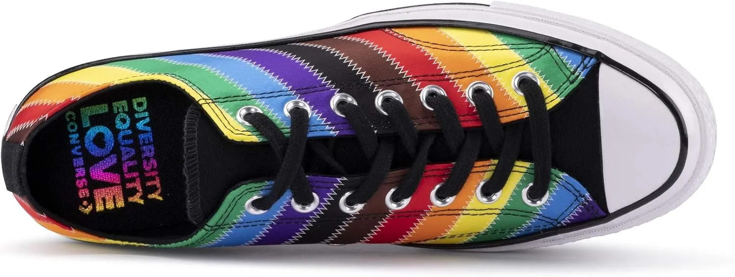 Converse Unisex Pride Chuck 70 Low Top White/Black/Dark Roast