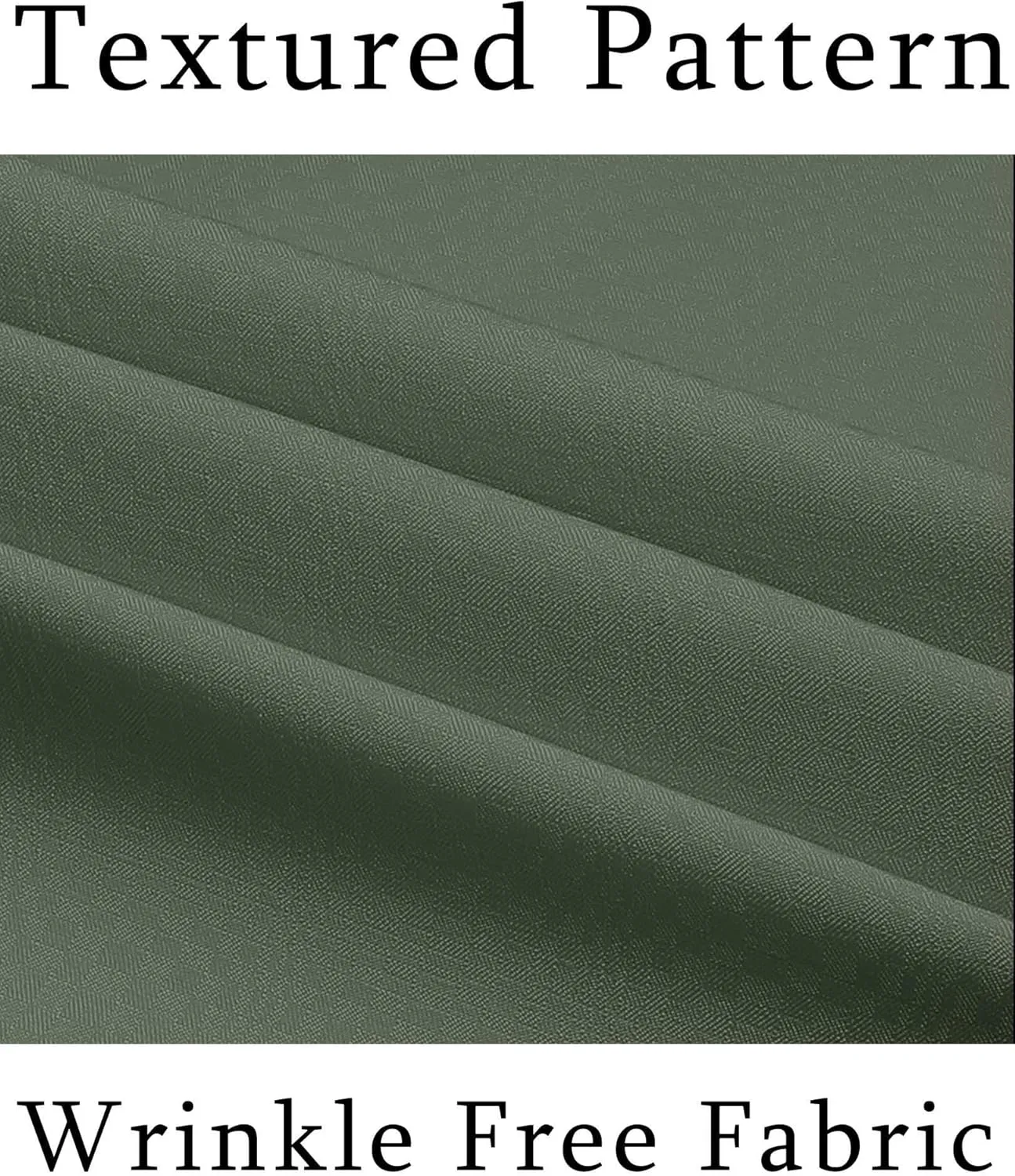 COOFANDY Men's Short Sleeve Dress Shirts Wrinkle Free Regular Fit Dress Shirt Textured Casual Button Down Shirts