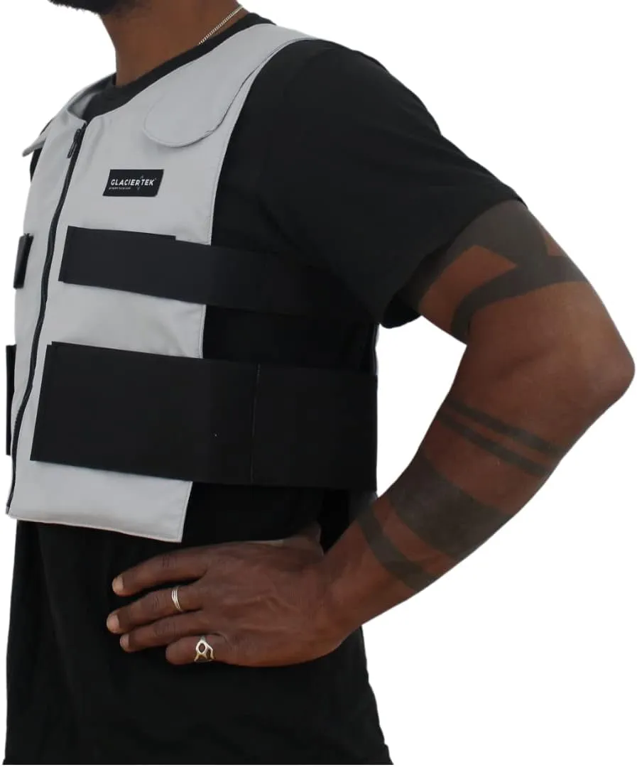 Cool Vest Personal Cooling, 59 Degrees for 2.5 hours 8 Cool Packs, Recharge in 30 Minutes