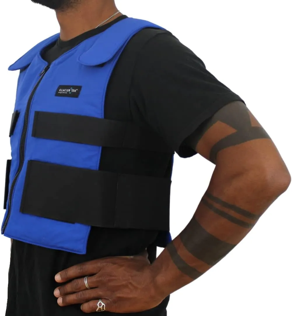 Cool Vest Personal Cooling, 59 Degrees for 2.5 hours 8 Cool Packs, Recharge in 30 Minutes