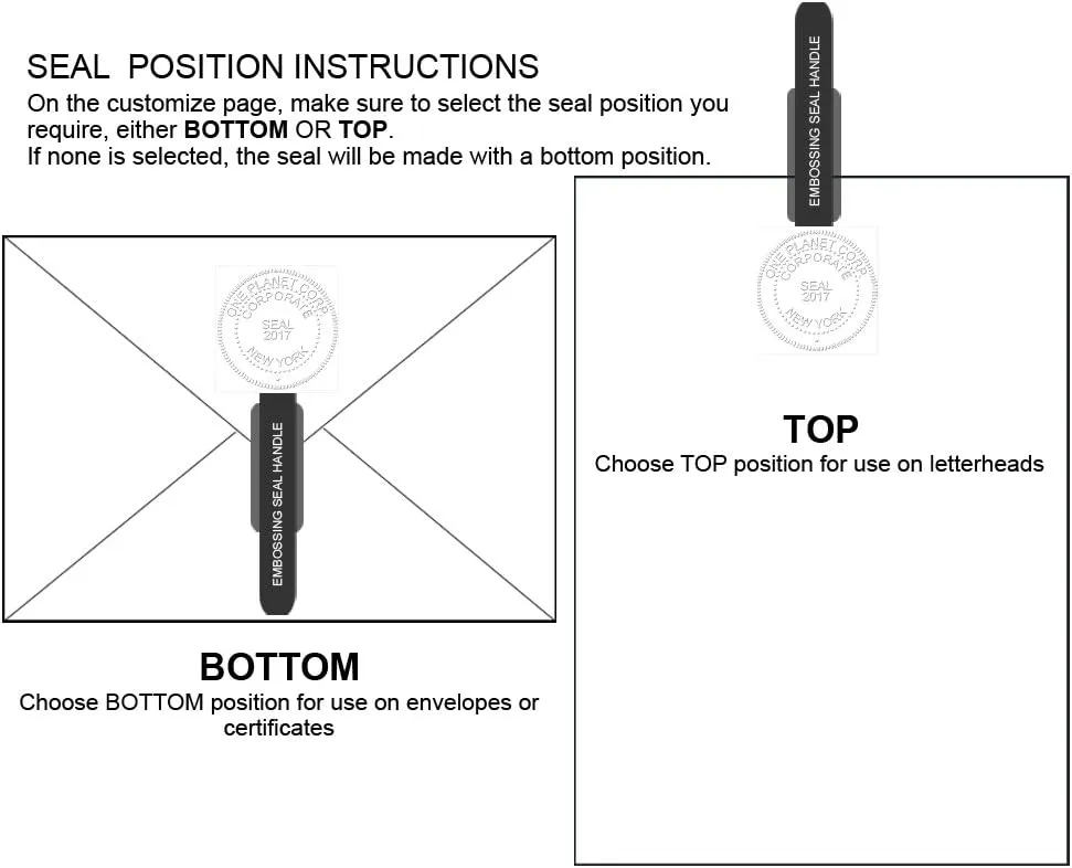 Corpkit - Name Design - Custom Address Embosser Seal