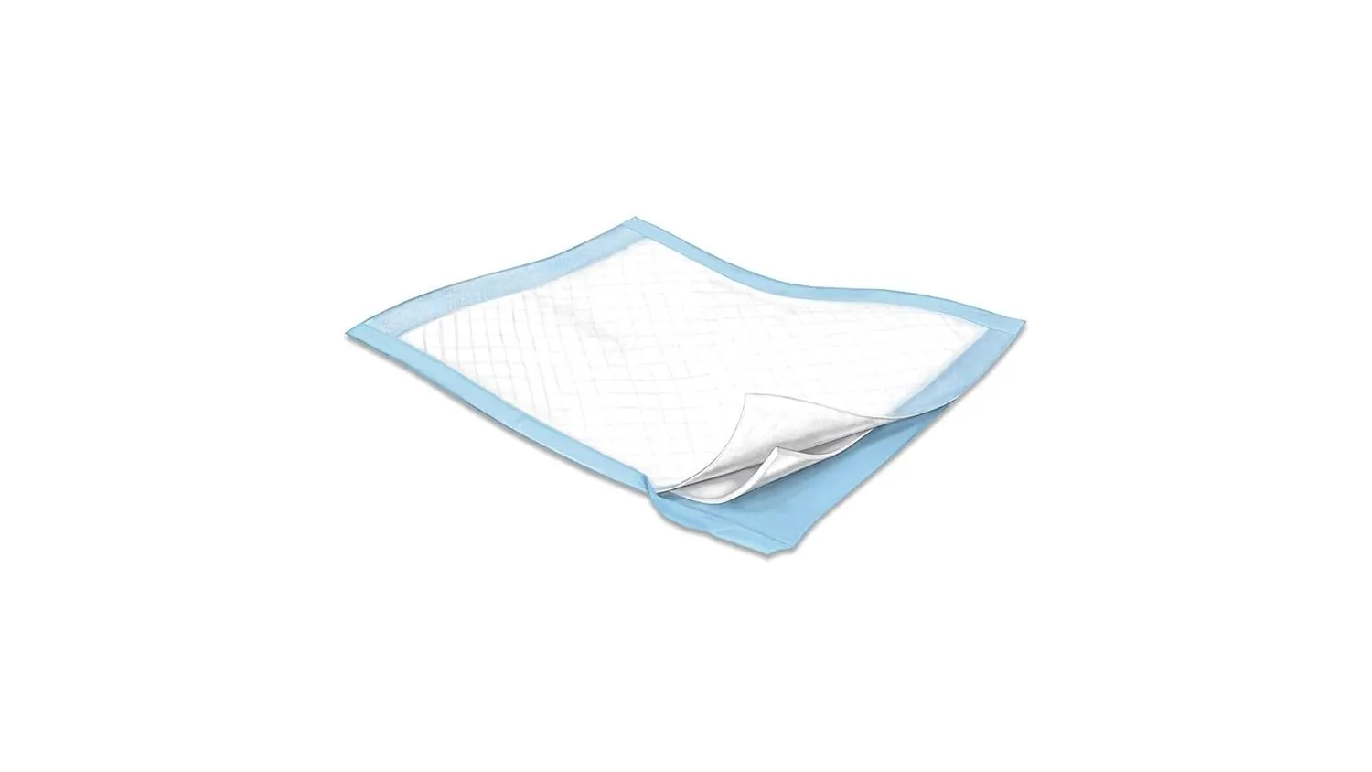 Covidien 7105 Simplicity Fluff Underpad, Moderate Absorbency, 17" x 24" Size, Small, Light Blue (Pack of 300)