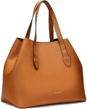 C.Paravano Large Capacity Tote Handbag | Full Grain Leather Tote Bag | Hobo Bag | Women's Top Handle Tote | Travel Work Tote